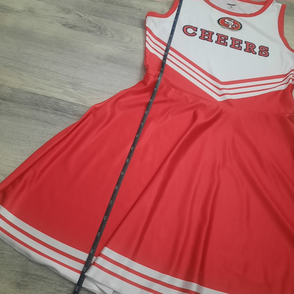 San Francisco 49er Girls Cheerleader Dress - Picture 7 of 7